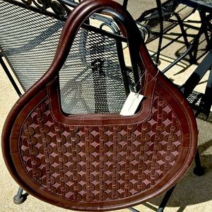 Anthropologie Julien leather tote